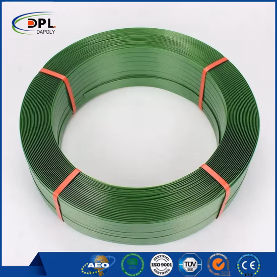 맞춤형 녹색 플라스틱 포장 스트랩, 포장 판매용 애완 동물 스트랩