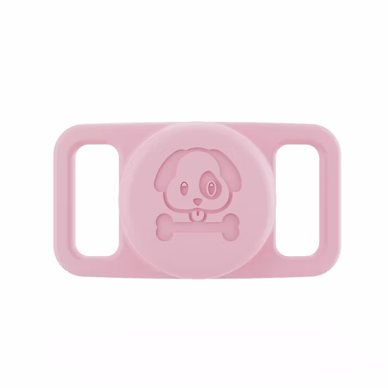 개 목걸이를 위한 다채로운 실리콘 애완 동물 Airtag 홀더